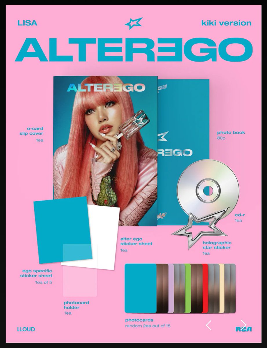 LISA 2nd Solo Album "ALTER EGO" (Photobook Ver.)