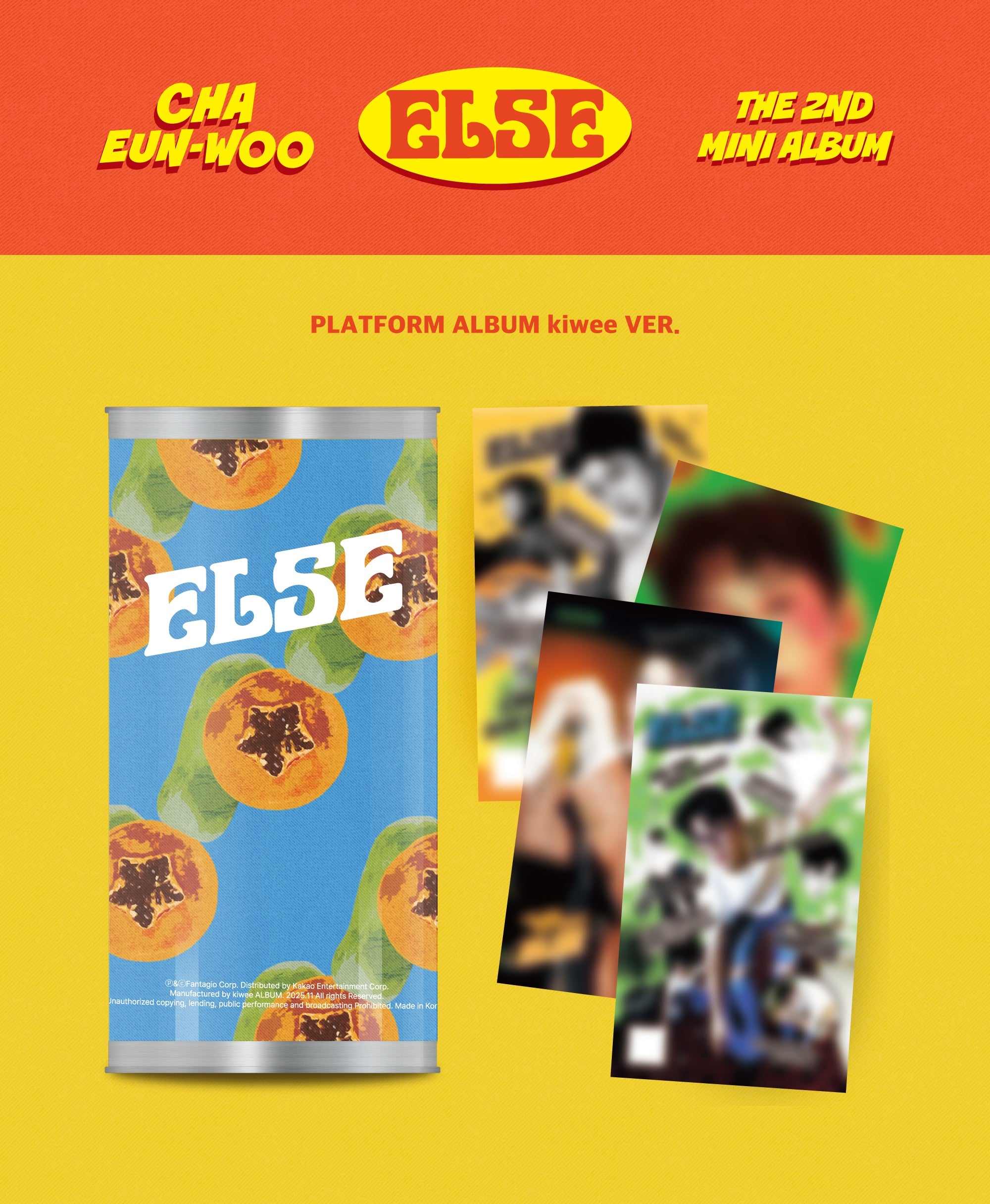 [PRE-ORDER] CHA EUN WOO - 2ND MINI ALBUM [ELSE] (KIWEE VER.)