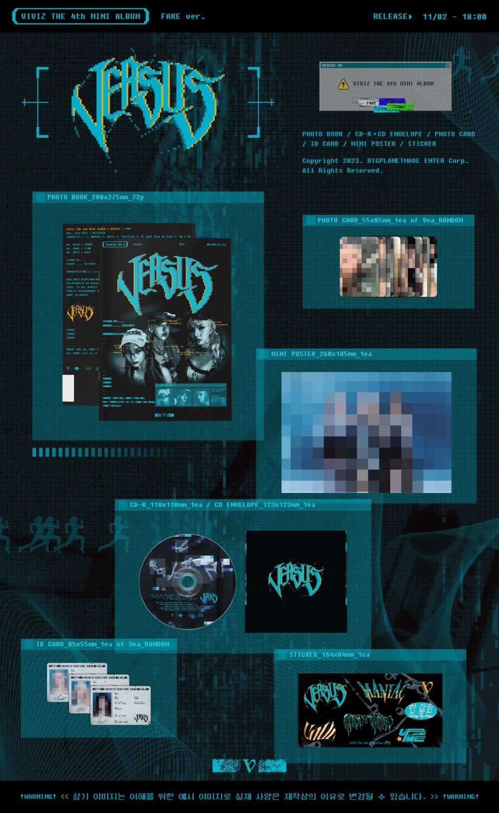 VIVIZ - The 4th Mini Album VERSUS Photobook Version
