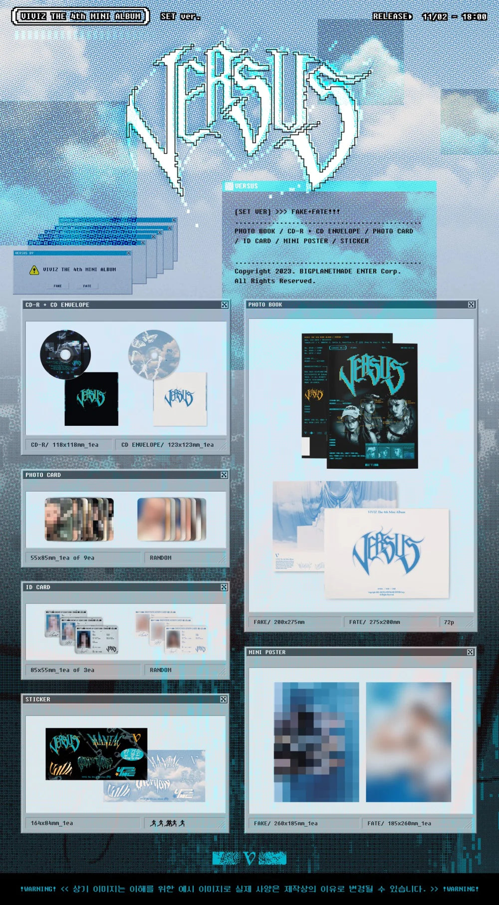 VIVIZ - The 4th Mini Album VERSUS Photobook Version