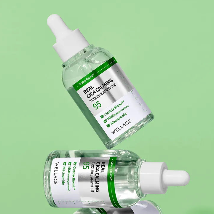 WELLAGE Real Cica Calming 95 Trouble Ampoule [50ml]