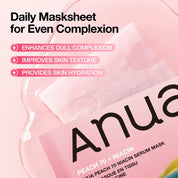Anua Kpop Demon Hunters Peach 70 Niacin Serum Mask [1ea]