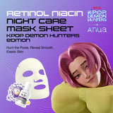 Anua Kpop Demon Hunters Retinol Niacin Night Care Mask [1ea]
