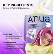 Anua Kpop Demon Hunters Retinol Niacin Night Care Mask [1ea]