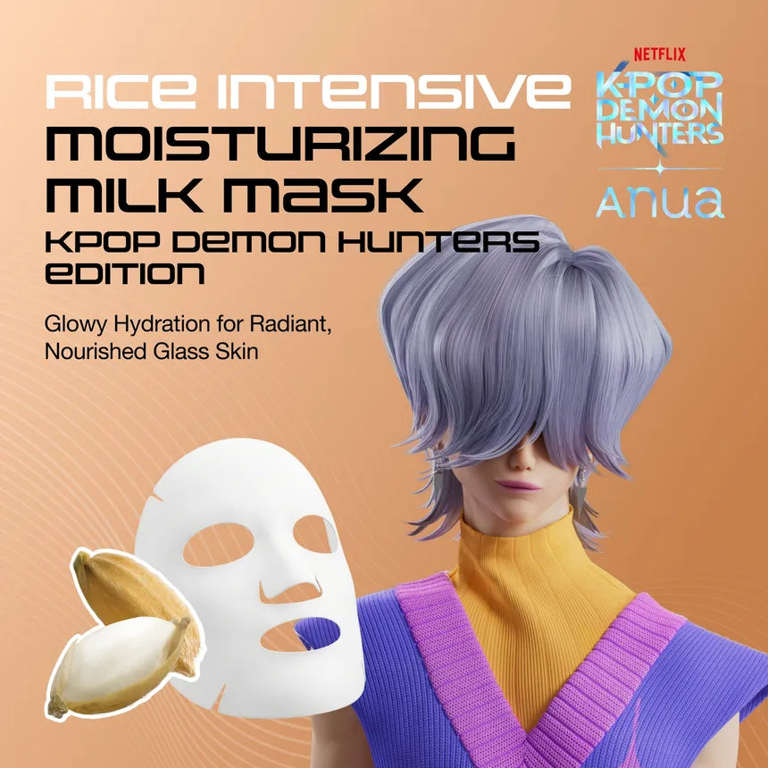 Anua Kpop Demon Hunters Rice Intensive Moisturizing Milk Mask [1ea]