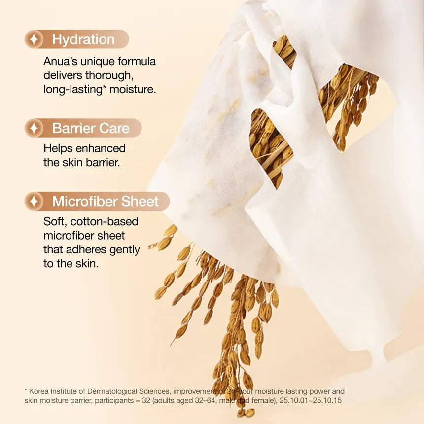 Anua Kpop Demon Hunters Rice Intensive Moisturizing Milk Mask [1ea]