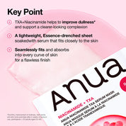 Anua Niacinamide TXA Serum Mask [1ea]