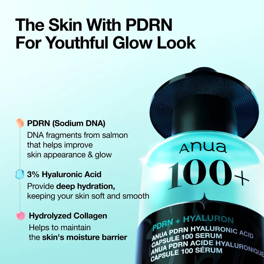 Anua Kpop Demon Hunters PDRN Hyaluronic Acid Capsule 100 Serum Set [50ml]