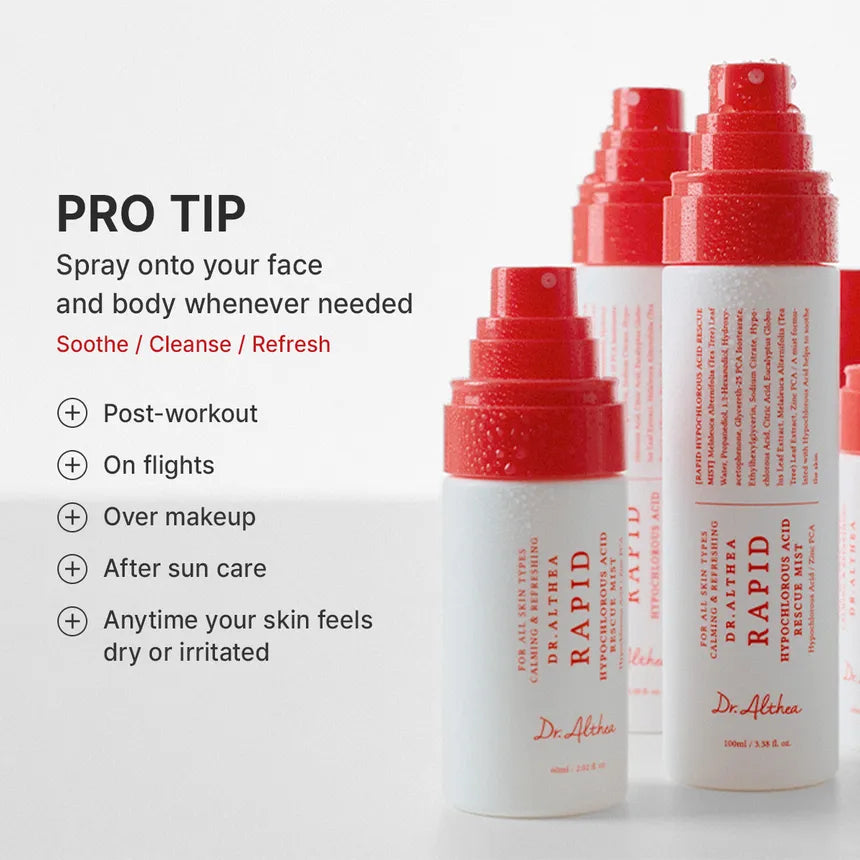 Dr. Althea Rapid Hypochlorous Acid Rescue Mist [60ml]