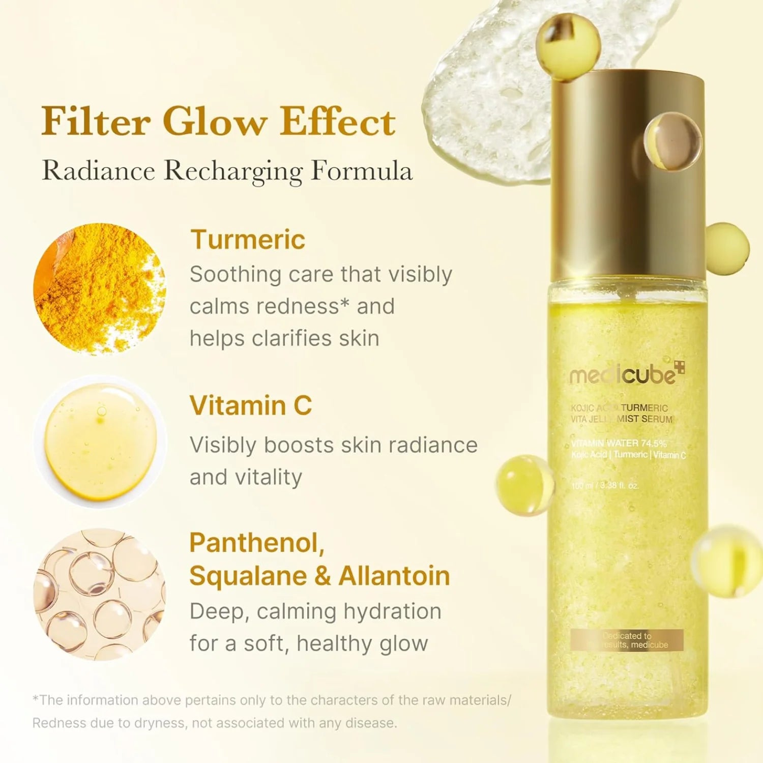 medicube Kojic Acid Turmeric Vita Jelly Mist Serum [100ml]
