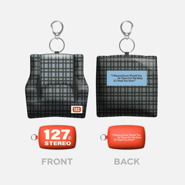 [Pre-Order] NCT 127 - [BLACK] BE THERE FOR ME SOFA KEYRING