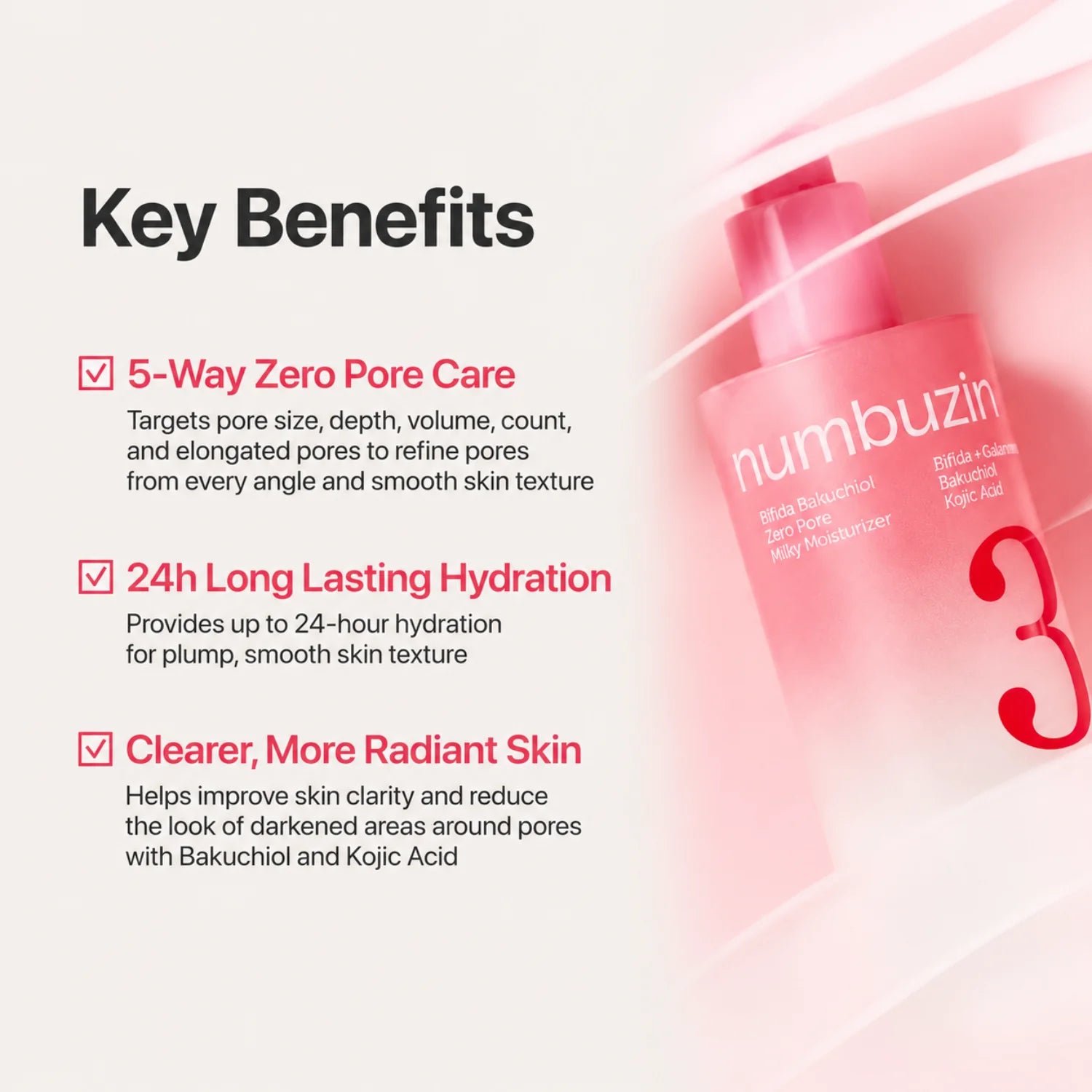 numbuzin No.3 Bifida Bakuchiol Zero Pore Serum [30ml]