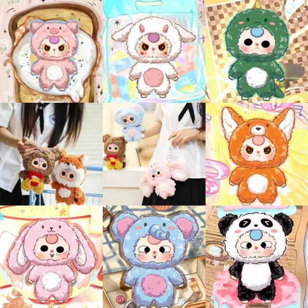 Baby Three Big Cute Plush Pendant Blind Box RDT
