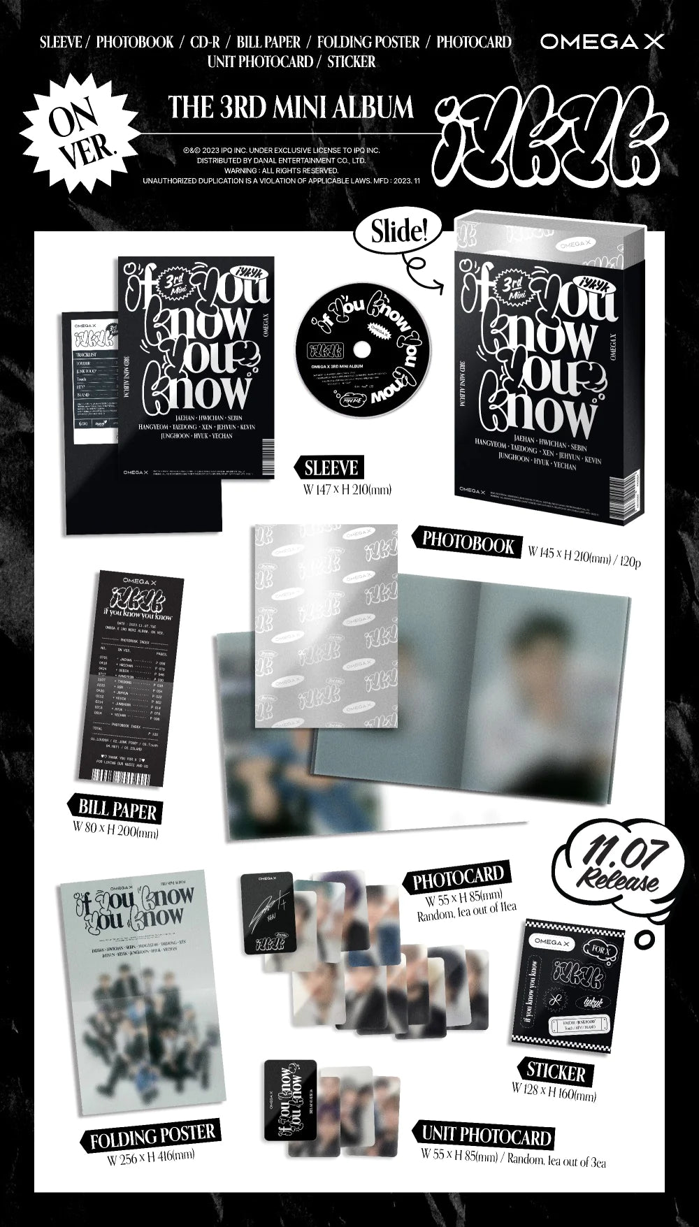 OMEGA X - 3rd Mini Album IYKYK