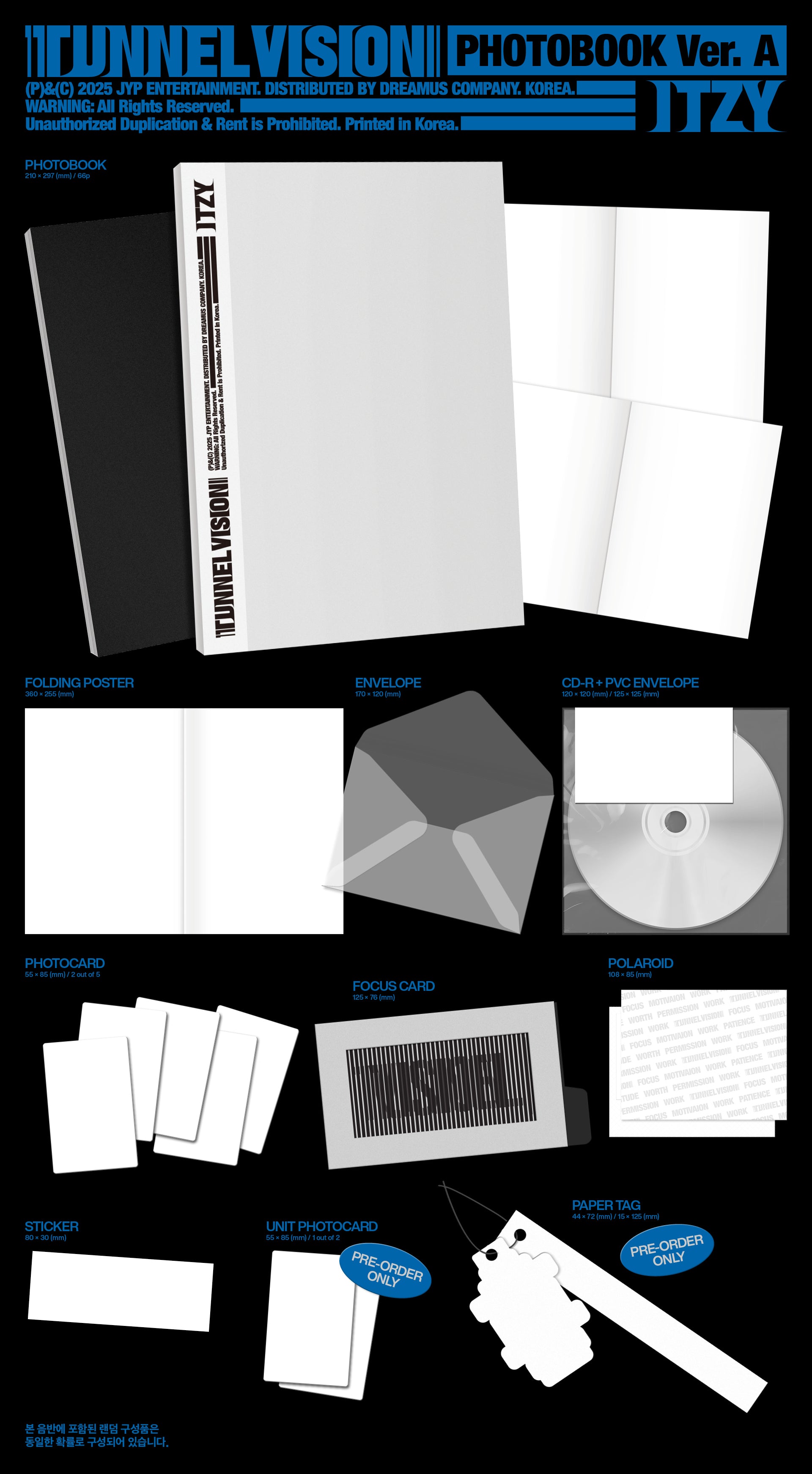 [PRE-ORDER] ITZY - TUNNEL VISION (PHOTOBOOK VER.) (2 VERSIONS)