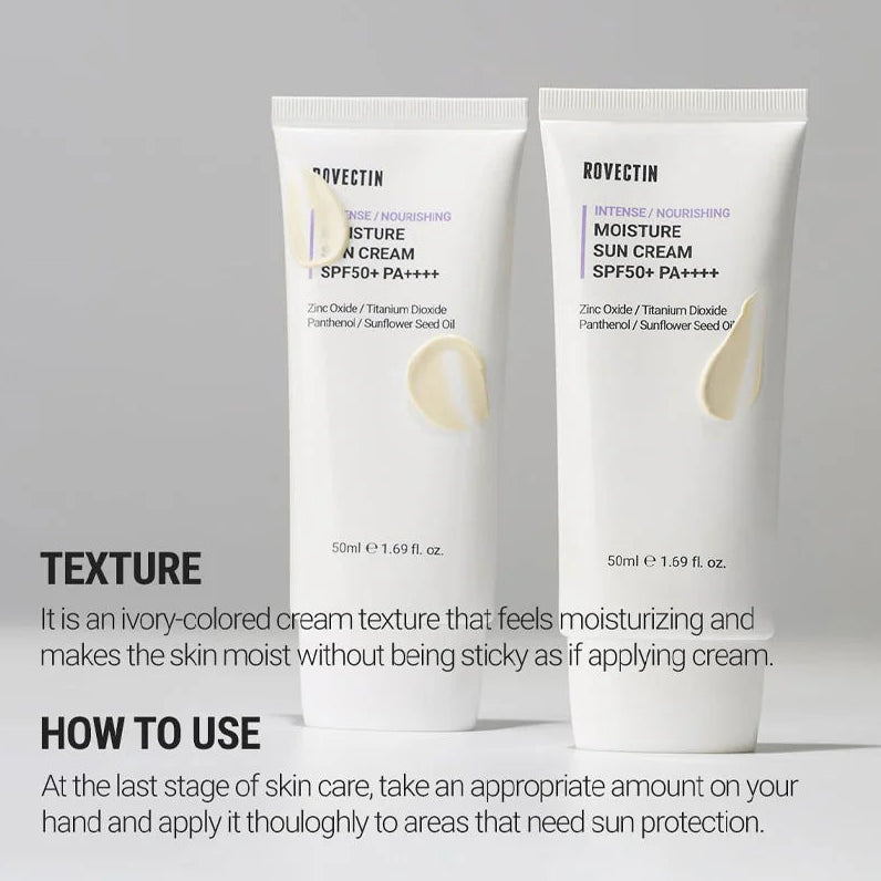 ROVECTIN Intense Moisture Sun Cream [SPF 50+ / PA ++++]