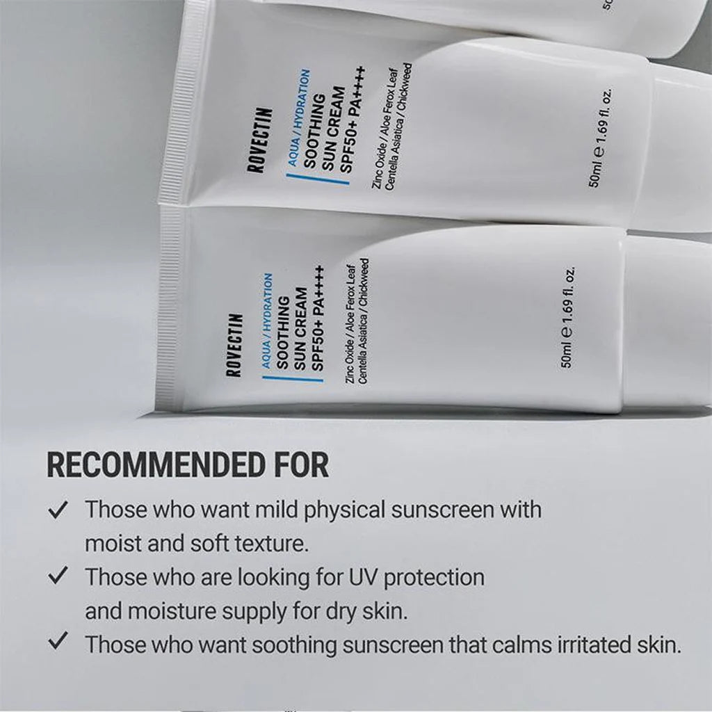 ROVECTIN Aqua Soothing Sun Cream SPF 50+ / PA ++++