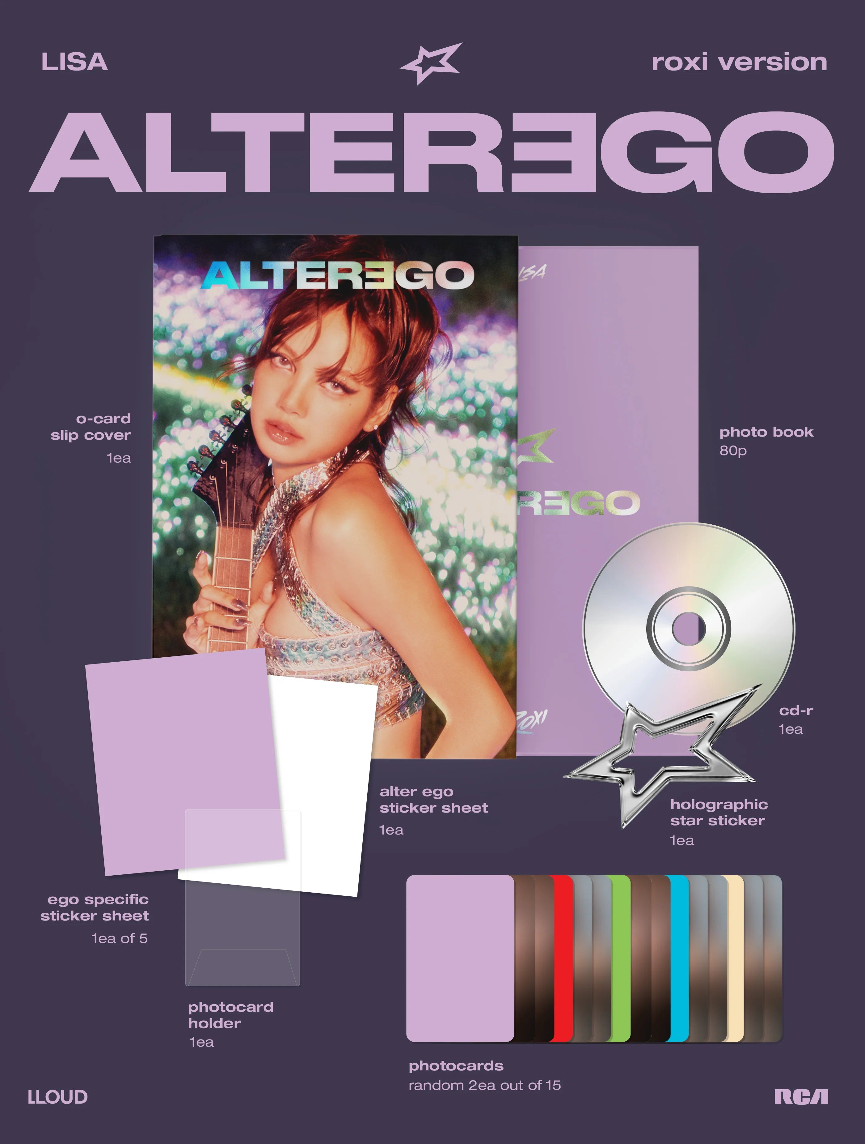 LISA 2nd Solo Album "ALTER EGO" (Photobook Ver.)