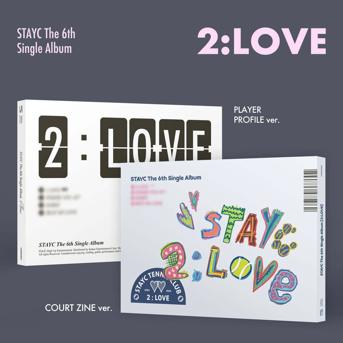 [PRE-ORDER] STAYC - 6TH SINGLE ALBUM : 2:LOVE