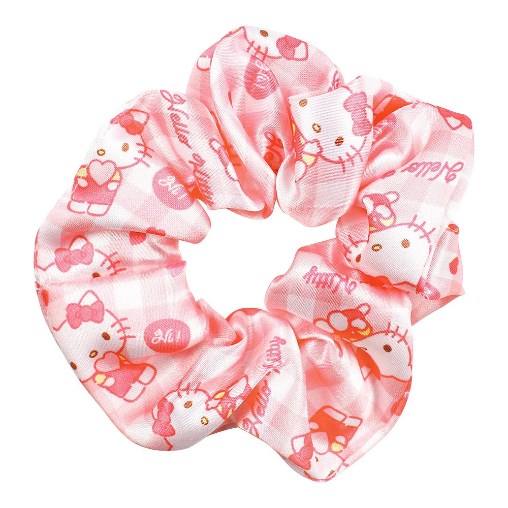 Sanrio Secret Checkered Character Scrunchie