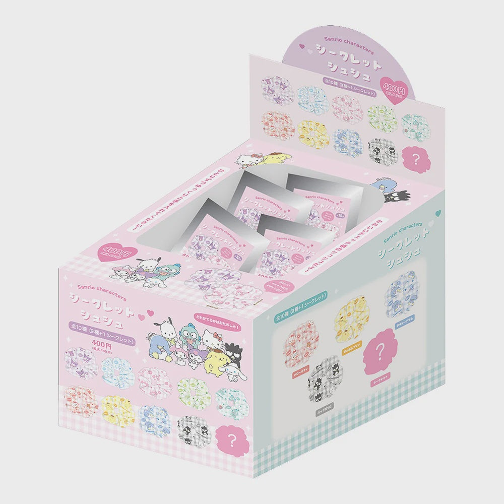 Sanrio Secret Checkered Character Scrunchie