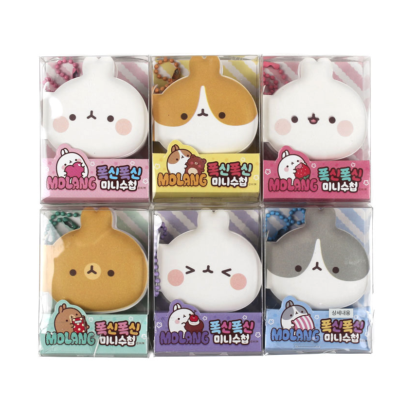 MOLANG FLUFFY MINI NOTEBOOK (RANDOM)