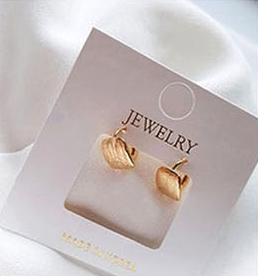 Gold Plate Huggie Hoop Earrings