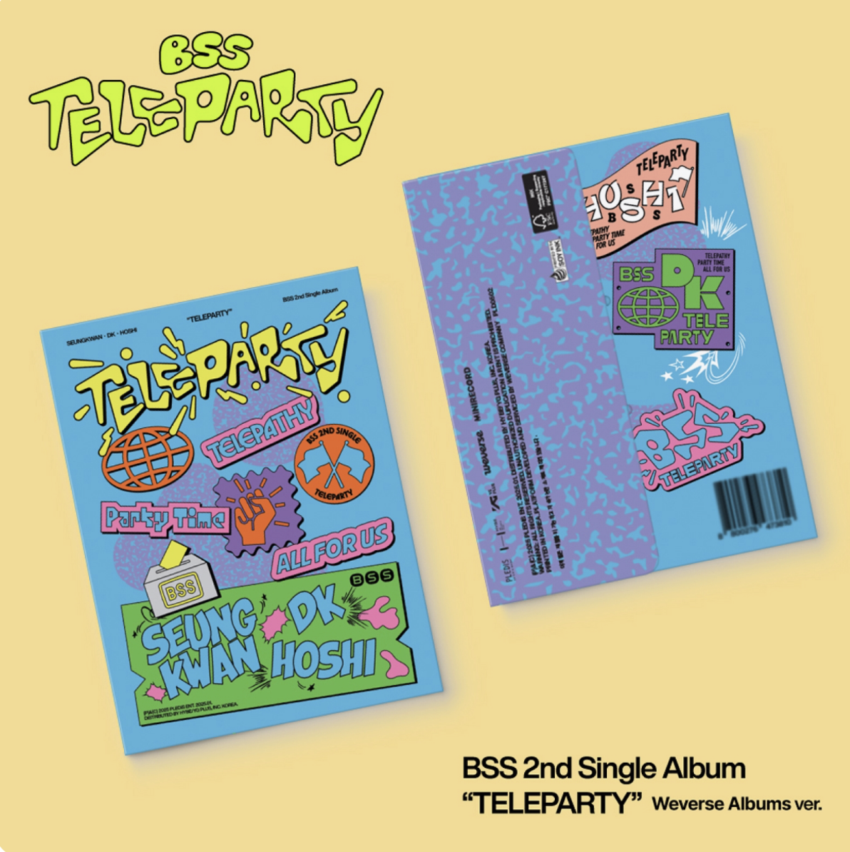 Seventeen BSS 2nd Single Album "TELEPARTY" (Weverse ver.)