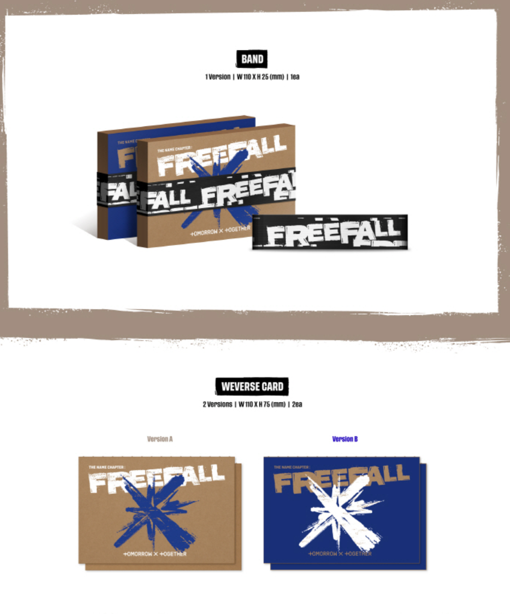 TOMORROW X TOGETHER (TXT) 3rd Full Album "The Name Chapter: FREEFALL" (Weverse Ver.)