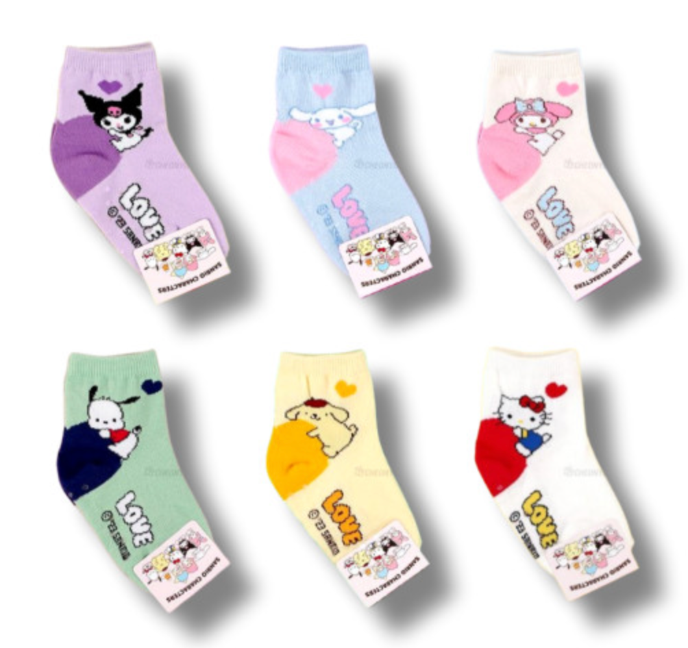 Sanrio Kids Big Heart Socks (S)