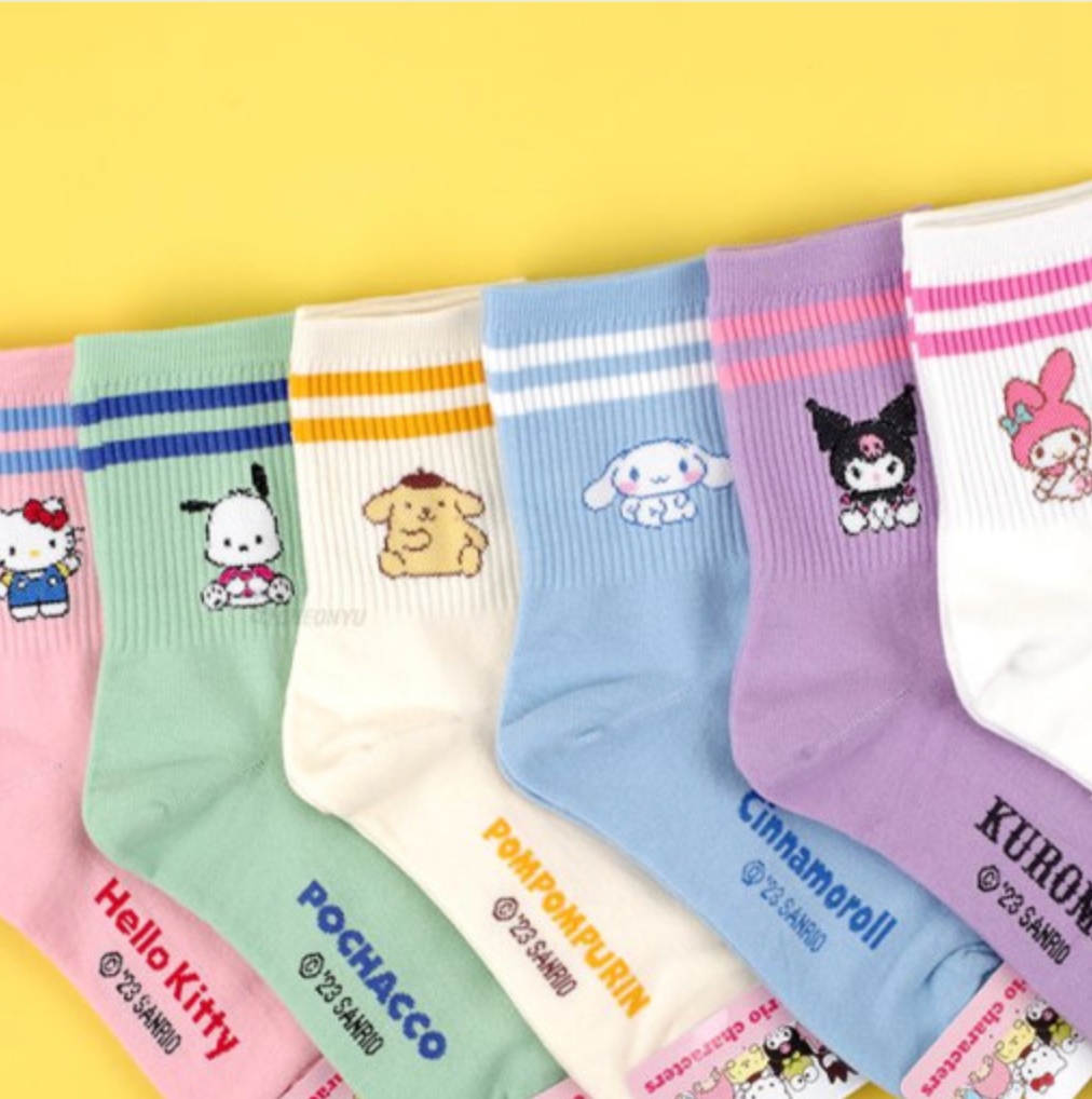 Sanrio Stripe Long Socks