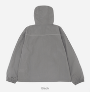 LE SSERAFIM CROP WIND BREAKER(Grey) L-XL LE SSERAFIM CROP WIND BREAKER(Grey) L-XL