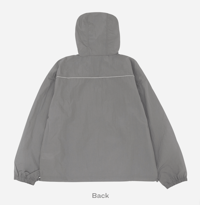 LE SSERAFIM CROP WIND BREAKER(Grey) L-XL LE SSERAFIM CROP WIND BREAKER(Grey) L-XL