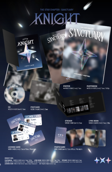 TOMORROW X TOGETHER (TXT) 7th Mini Album "SANCTUARY" (Set) with Applemusic POB