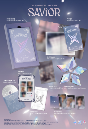 TOMORROW X TOGETHER (TXT) 7th Mini Album "SANCTUARY" (Set) with Applemusic POB