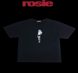 ROSÉ - [ROSIE] ROSIE BLACK T-SHIRT
