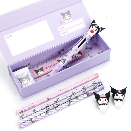 Stationary Set Sanrio Popular Kuromi