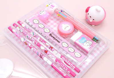 Molang Case Stationery Set (Random)