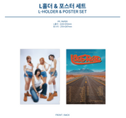 KISS OF LIFE L-Holder & Poster Set / 1st World Tour [KISS ROAD in SEOUL]