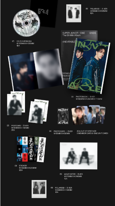 Super Junior D&E 6th Mini Album "INEVITABLE"