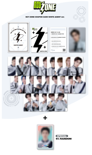 NCT ZONE COUPON CARD (WHITE AGENT Ver.) – Amuse Ground NCT ZONE COUPON CARD (WHITE AGENT Ver.) – Amuse Ground
