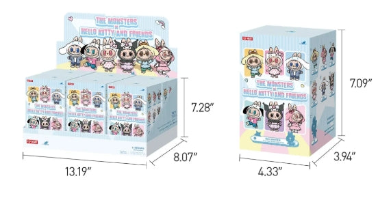 THE MONSTERS × Hello Kitty and Friends Plush Pendant Blind Box (1/6)