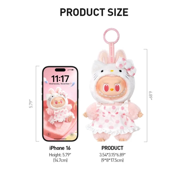 THE MONSTERS × Hello Kitty and Friends Plush Pendant Blind Box (1/6)