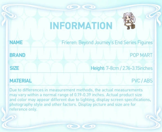 POP MART Frieren: Beyond Journey's End Figure Blind Box