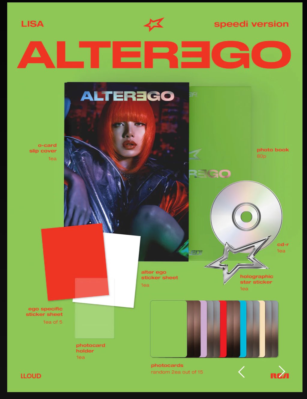 LISA 2nd Solo Album "ALTER EGO" (Photobook Ver.)