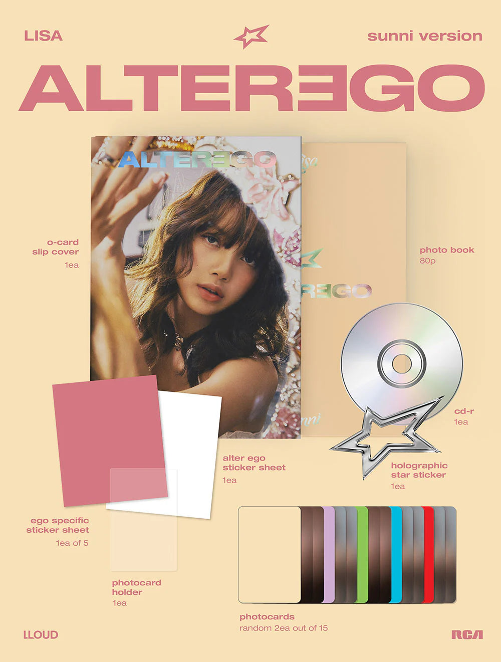 LISA 2nd Solo Album "ALTER EGO" (Photobook Ver.)