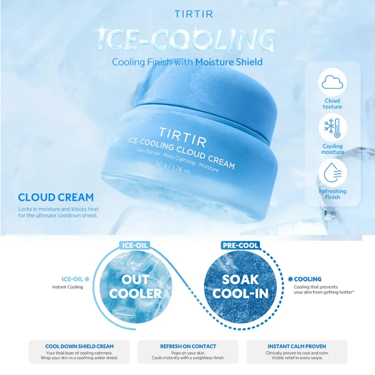 TIRTIR Ice Cooling Cloud Cream 50ml