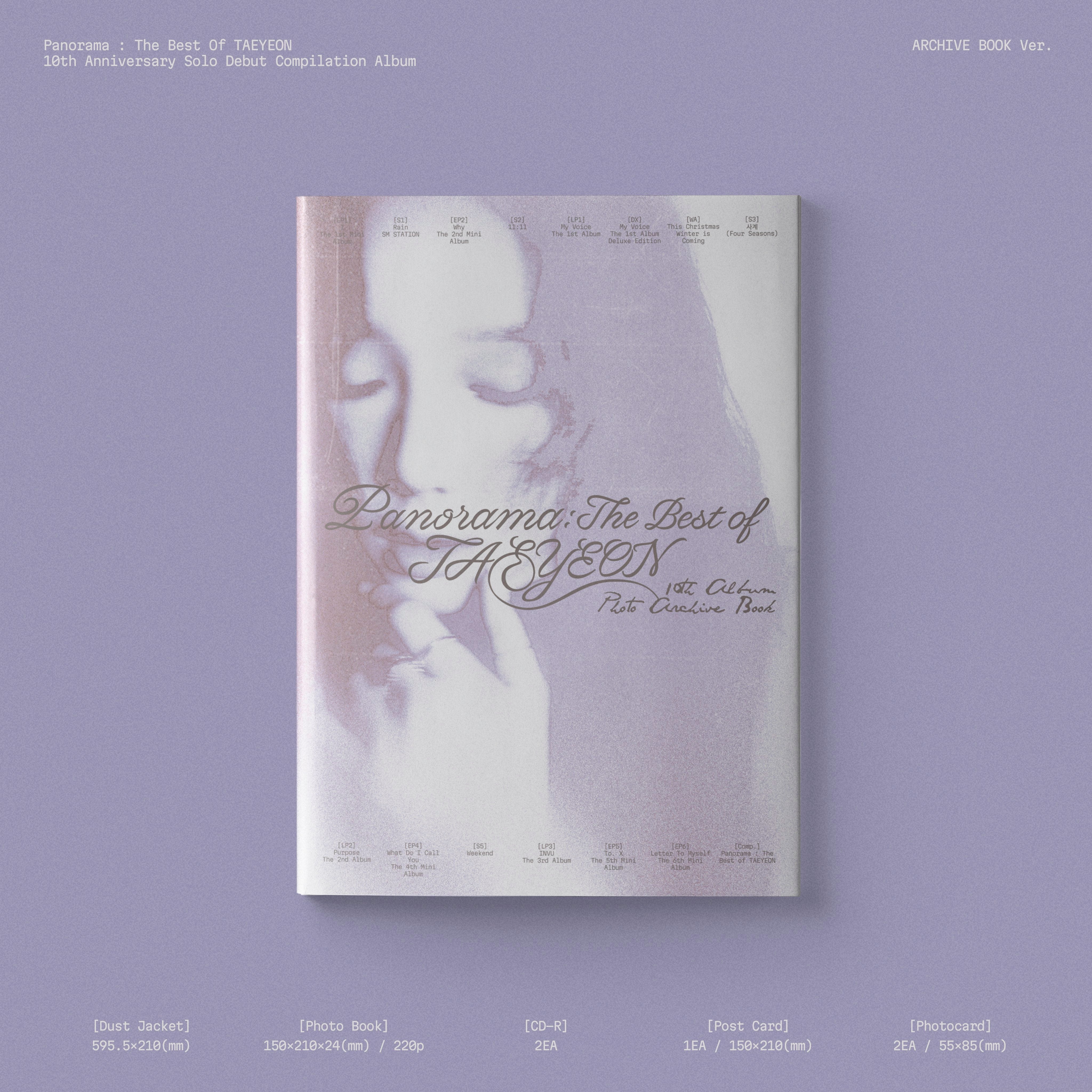 Taeyeon "PANORAMA : THE BEST OF TAEYEON" (Archive Book Ver.)