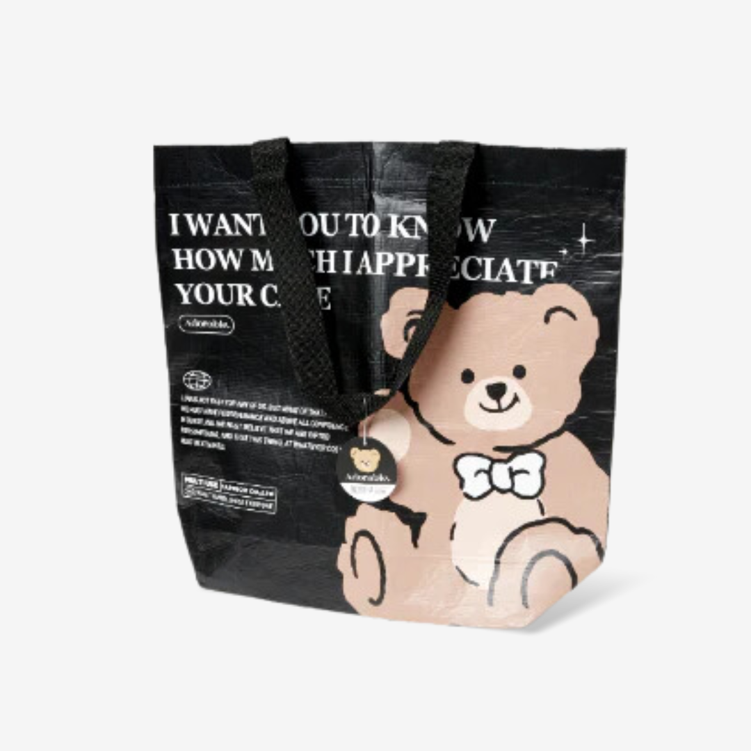 Tarpaulin Bag Bear Black XL
