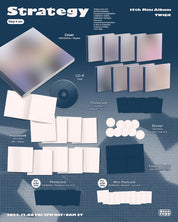 TWICE 14th Mini Album "Strategy" (STEP4 Ver.) (Set) with Applemusic POB